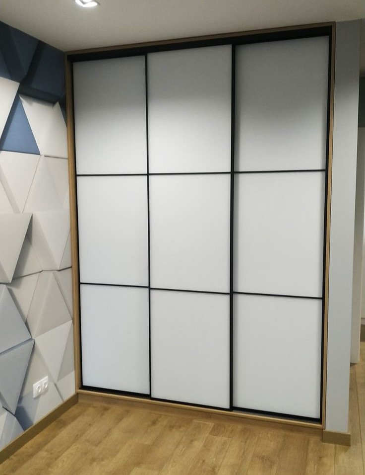 Шкаф купе белый глянец. Фото 4